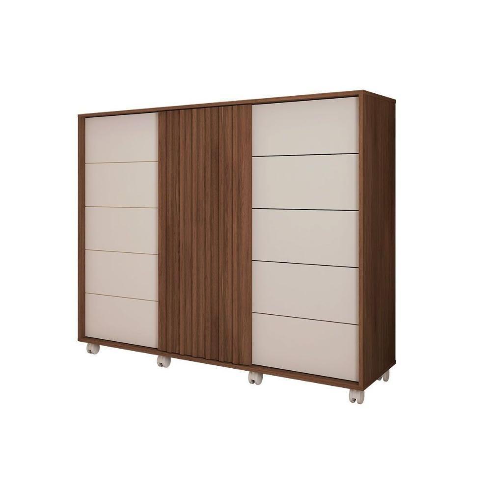 Cômoda Solteiro Pegasus C- 2 Portas E 5 Gavetas Freijo-sued - Caemmun - 6