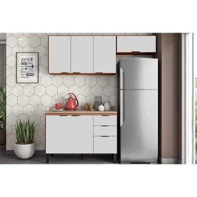 Cozinha Completa Firenze 3 Peças (1balcão+2aéreos) C3p51 Amendola-nude Prime Tx - Demóbile
