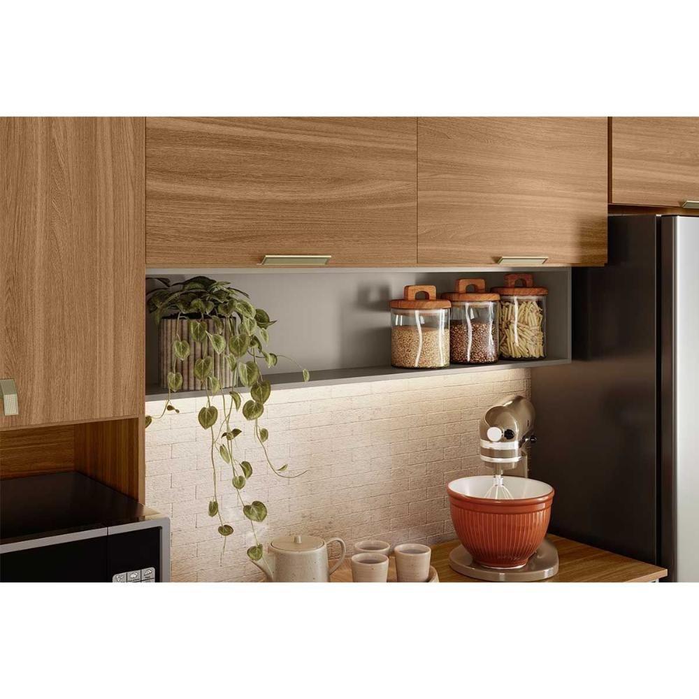 Cozinha Completa Alba 4 Peças (2aéreos+1balcão+1paneleiro) C4p227 Amendola-nude Prime Tx - Demóbile - 4