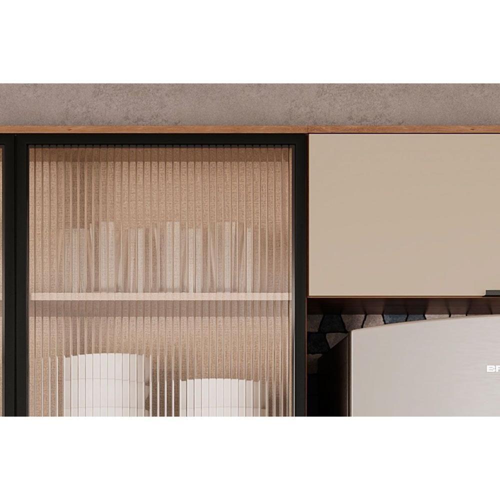 Cozinha Modulada Carraro Alpha Alpha 4 Peças (2aéreos+1balcão+1torrequente) C4p195 Freijo-off White-carraro - 5