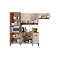 Cozinha Modulada Carraro Alpha Alpha 4 Peças (2aéreos+1balcão+1torrequente) C4p195 Freijo-off White-carraro - 3