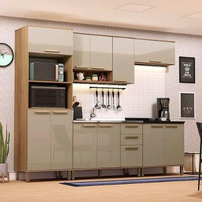 Cozinha Modulada 5 Peças 11 Portas 3 Gavetas Luciane Isis