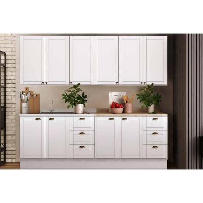 Cozinha Completa Bella 4 Peças (2aéreos+2balcões) C4p222 Branco - Carraro