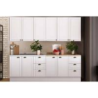 Cozinha Completa Bella 4 Peças (2aéreos+2balcões) C4p222 Branco - Carraro - 1