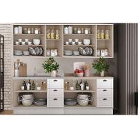 Cozinha Completa Bella 4 Peças (2aéreos+2balcões) C4p222 Branco - Carraro - 3