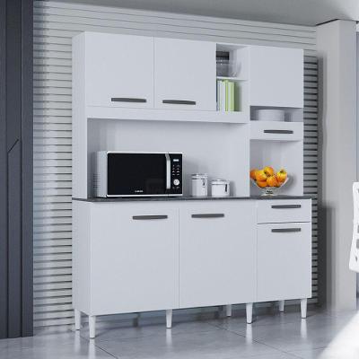 Cozinha Compacta Bárbara 6 Portas 1 Gaveta Poquema Branco