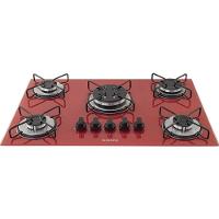 Cooktop Vidro Vermelho 5 Queimadores Fg5305avm Bivolt - 3