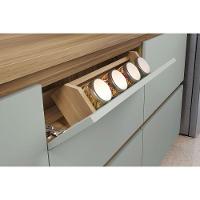 Cozinha Modulada Completa Rainha 5 Peças (3aéreos+2balcões) C5p112 Nature-branco - Nesher - 9