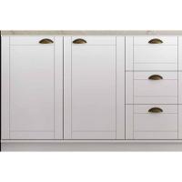 Cozinha Completa Bella 4 Peças (2aéreos+2balcões) C4p208 Branco - Carraro - 4