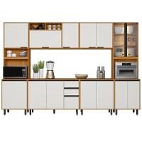 Cozinha Modulada 6 Pecas 320 Cm Raven Freijo Off White Pln Freijo Off White - 1