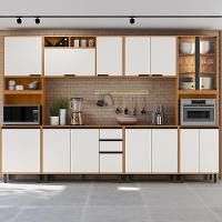 Cozinha Modulada 6 Pecas 320 Cm Raven Freijo Off White Pln Freijo Off White - 2
