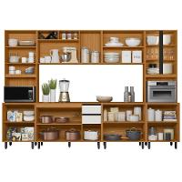 Cozinha Modulada 6 Pecas 320 Cm Raven Freijo Off White Pln Freijo Off White