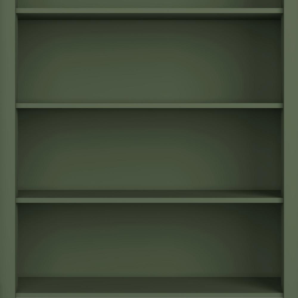 Cristaleira Sala De Jantar 2 Portas Vidro Pés Industrial Preto Naim I03 Musgo - Lyam Decor - 5