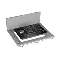 Cooktop Mueller 5 Bocas A Gás Com Mesa De Vidro Tripla Chama Preto Mcg5bm Bivolt