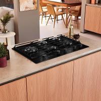 Cooktop Mueller 5 Bocas A Gás Com Mesa De Vidro Tripla Chama Preto Mcg5bm Bivolt - 5