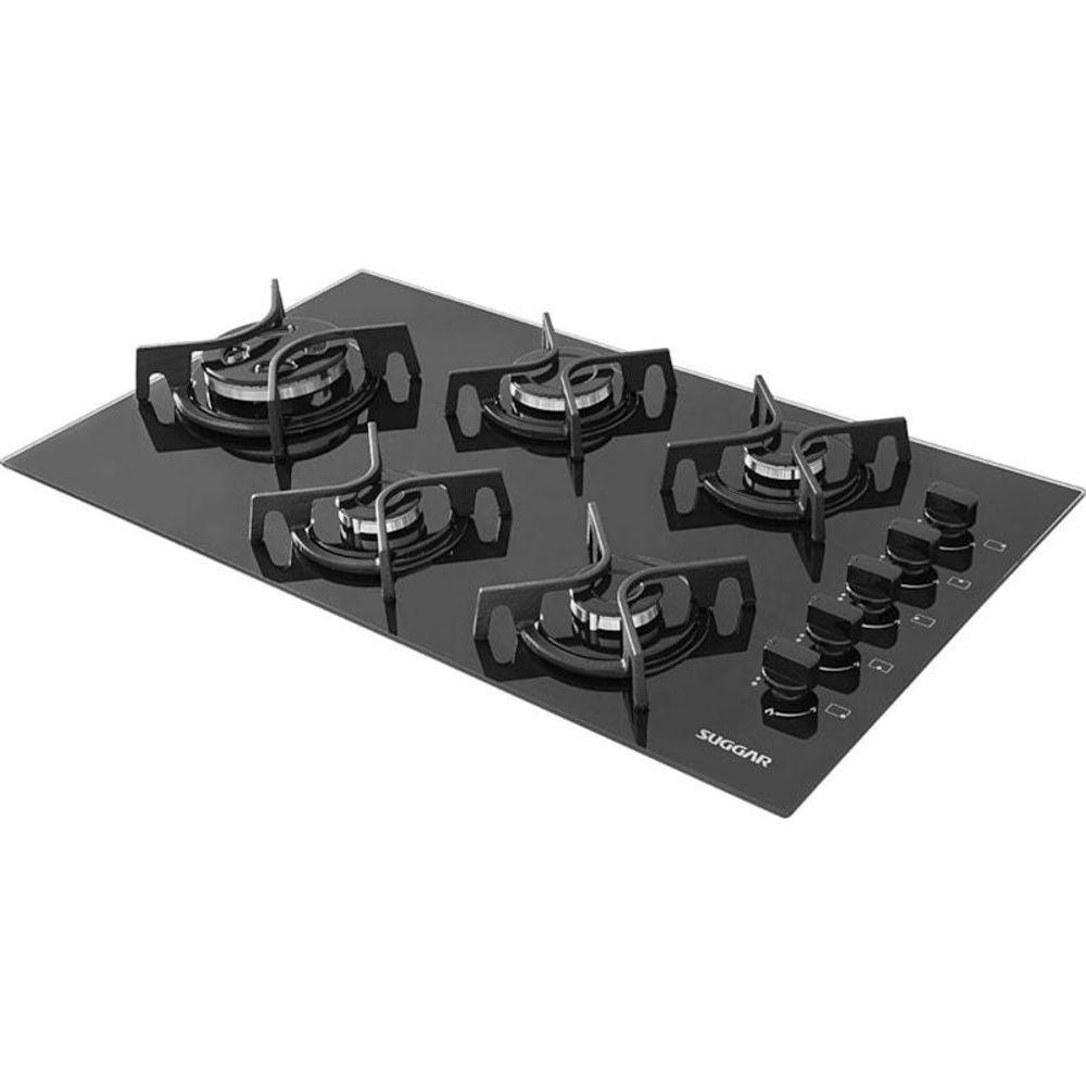 Cooktop Vidro Preto 5 Queimadores FG5535FVP Bivolt - 4