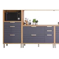 Cozinha Modulada Completa Eloise 6 Peças (3aéreos+2balcões+1paneleiro) Cz026 Freijo-off White - Mgm - 7