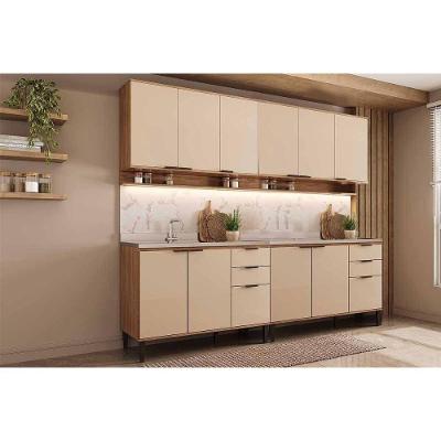 Cozinha Completa Alpha 4 Peças (2aéreos+2balcões) C4p209 Freijo-off White - Carraro