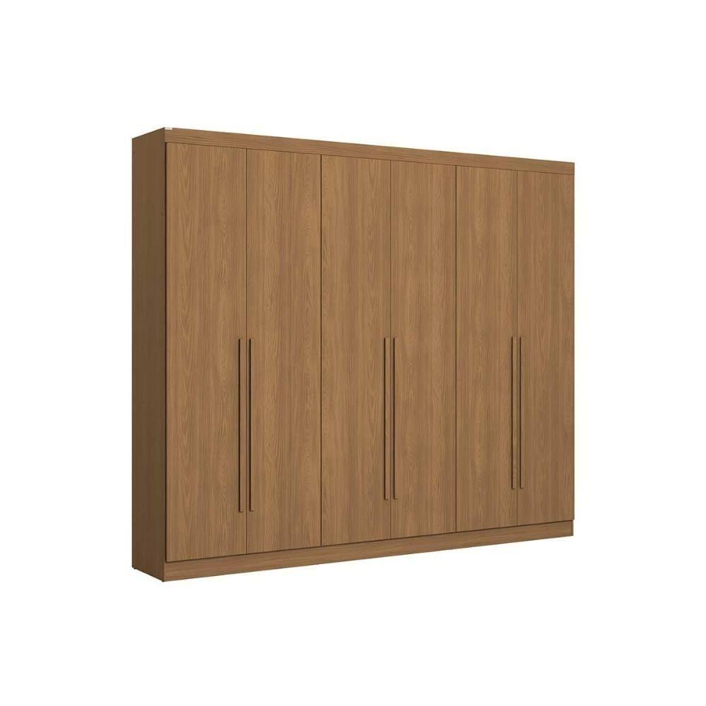 Guarda Roupa Casal 6 Portas E 3 Gavetas T580 Canela - Kappesberg - 2