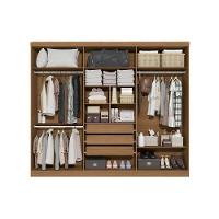 Guarda Roupa Casal 6 Portas E 3 Gavetas T580 Canela - Kappesberg - 5