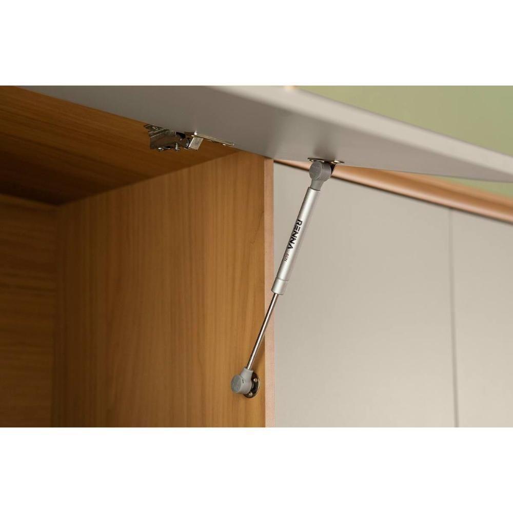 Cozinha Completa Selene 3 Peças (2aéreos+1torrequente) Cp14 Jequitiba-off White Fosco - Linea Brasil - 6