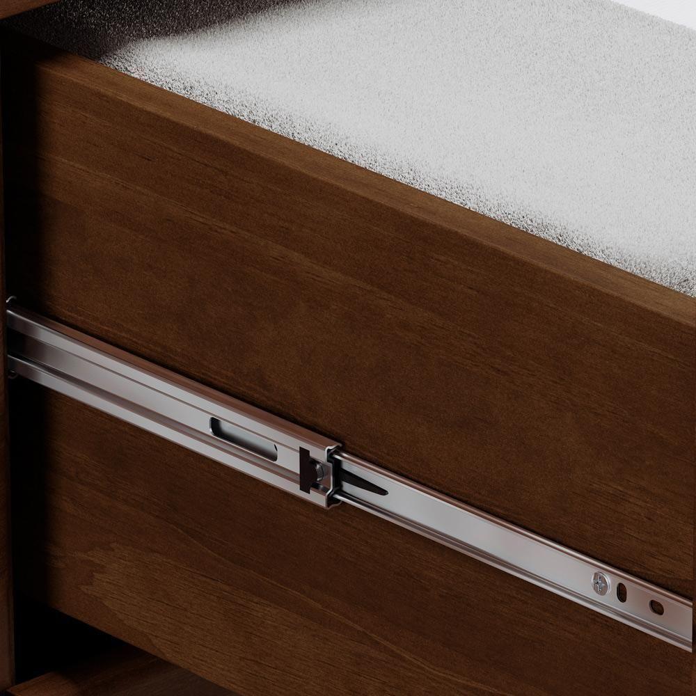 Cristaleira Rústica Para Sala De Jantar Bar 2 Portas 1 Gaveta Lazuli F06 Café - Lyam Decor - 9