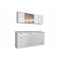 Cozinha Completa Bella 4 Peças (2aéreos+2balcões) C4p214 Branco - Carraro - 3