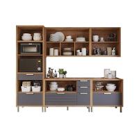 Cozinha Completa Eloise 5 Peças (2aéreos+2balcões+1torrequente) C5p161 Cinamomo-titanium - Mgm - 7