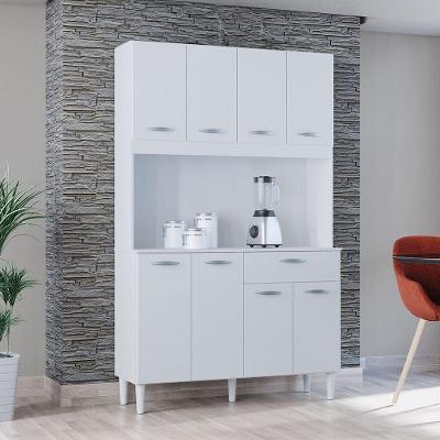 Cozinha Compacta 8 Portas 1 Gaveta Cássia Poquema Branco