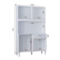 Cozinha Compacta 8 Portas 1 Gaveta Cássia Poquema Branco - 3