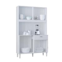 Cozinha Compacta 8 Portas 1 Gaveta Cássia Poquema Branco - 5