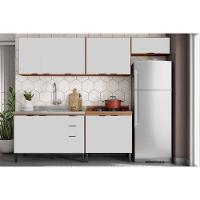 Cozinha Completa Firenze 5 Peças (3aéreos+2balcões) C5p156 Amendola-nude Prime Tx - Demóbile - 1