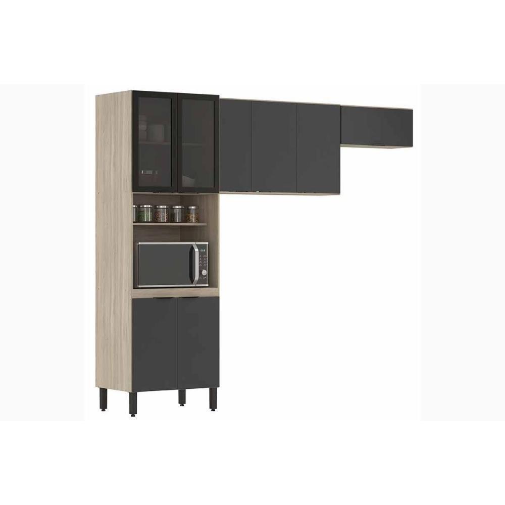 Cozinha Completa Firenze 3 Peças (2aéreos+1paneleiro) C3p52 Amendola-nude Prime Tx - Demóbile - 8