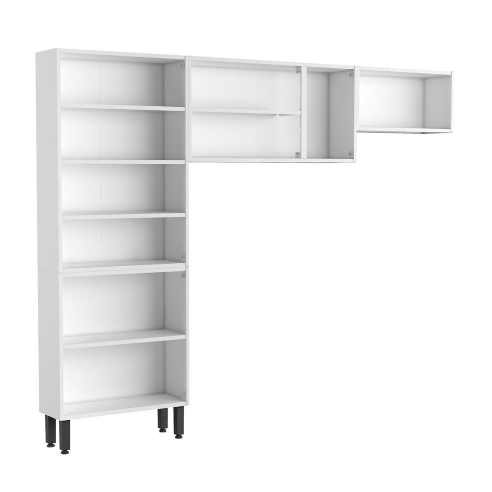 Cozinha Completa Compacta Aço Branco Múltipla Bertolini Branco - 4