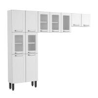 Cozinha Completa Compacta Aço Branco Múltipla Bertolini Branco - 1