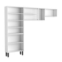 Cozinha Completa Compacta Aço Branco Múltipla Bertolini Branco