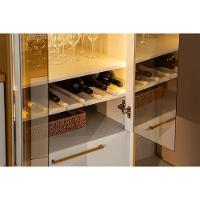 Cozinha Completa Atena 4 Peças (2aéreos+1balcão+1cristaleira) Cp06 Jequitiba-off White Fosco - Linea Brasil - 7