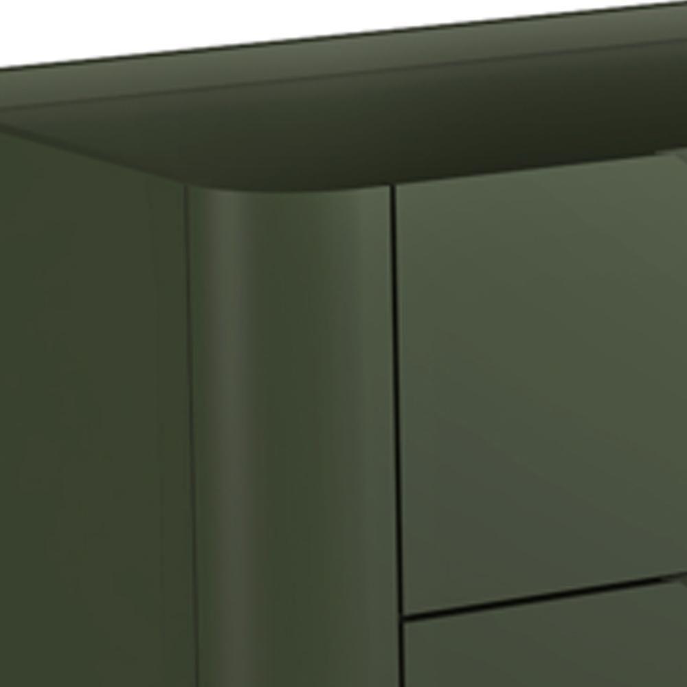 Cômoda Para Quarto Closet Orgânica 6 Gavetas Pés Industrial Preto Bliss I03 Musgo - Lyam Decor - 5