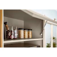 Cozinha Completa Atena 5 Peças (2aéreos+2balcões+1torrequente) Cp07 Jequitiba-off White Fosco - Linea Brasil - 6