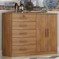 Guarda Roupa Casal Palazzo Com Espelho E Cômoda Seul Cumaru 23 - Novo Horizonte - 3