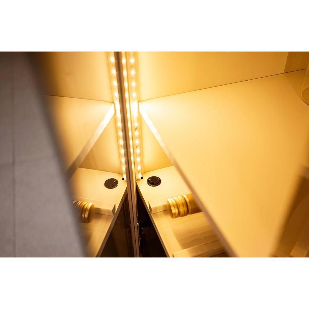 Cozinha Completa Atena 6 Peças (2aéreos+2balcões+1cristaleira+1paneleiro) Cp03 Jequitiba-off White Fosco - Linea Brasil - 9