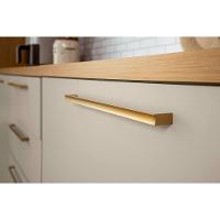 Cozinha Completa Atena 6 Peças (2aéreos+2balcões+1cristaleira+1paneleiro) Cp03 Jequitiba-off White Fosco - Linea Brasil - 8