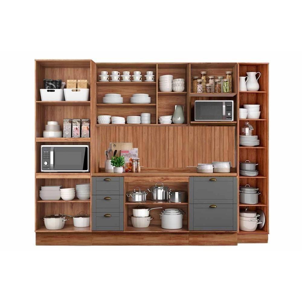 Cozinha Completa Bella 9 Peças (2aéreos+2balcões+2paneleiros+3complementos) C9p41 Branco - Carraro - 3