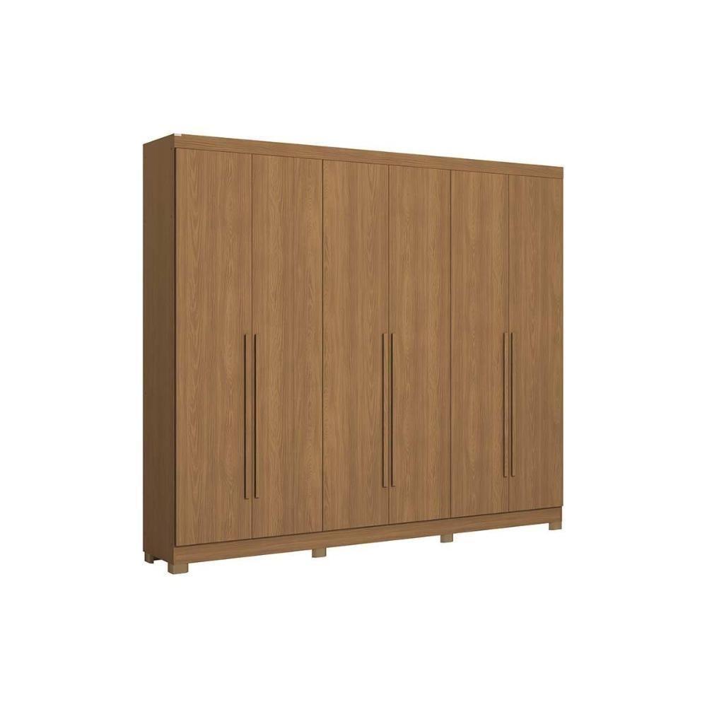 Guarda Roupa Casal 6 Portas E 3 Gavetas C- Pés Cb03t580 Canela - Kappesberg - 2