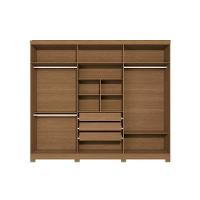 Guarda Roupa Casal 6 Portas E 3 Gavetas C- Pés Cb03t580 Canela - Kappesberg - 6