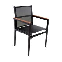 Kit 4 Cadeira Diamante Alumínio Sling Hotel Piscina Jardim - 2