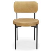 Kit 04 Cadeiras Estofadas Para Sala De Jantar Louvre L02 Couríssimo Fendi - Lyam Decor - 3