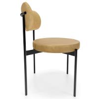 Kit 04 Cadeiras Estofadas Para Sala De Jantar Louvre L02 Couríssimo Fendi - Lyam Decor - 6