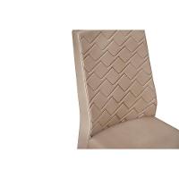 Kit 2 Cadeiras De Cozinha Lidia 2 Un Freijó-suede Lunar Grafite - Dj Móveis - 5