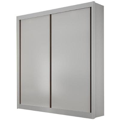 Guarda Roupa São Paulo Branco 2 Portas 3 Gavetas Leifer Móveis